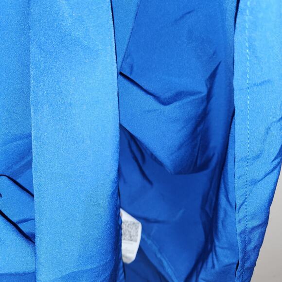 SHEIN CURVE Maxi Slip Dress Women 2XL Blue V Neck Crochet Sheer Lightweight Boho - Picture 9 of 10